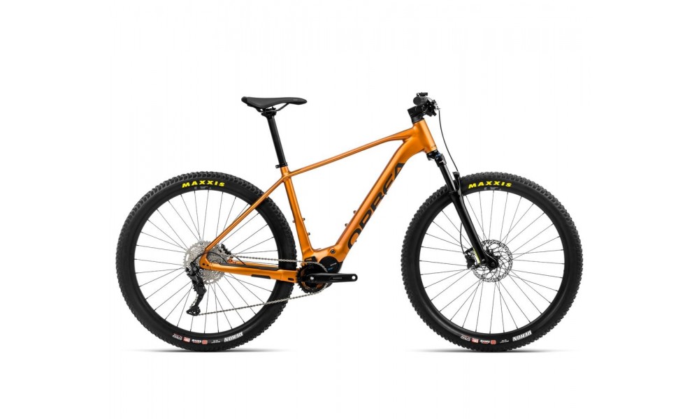 Rower górski elektryczny Orbea URRUN 40 - pomarańczowo-czarny