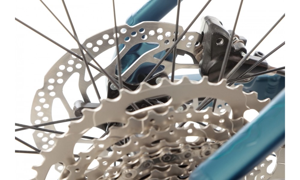 Rower górski elektryczny Orbea URRUN 40 - niebiesko-żółty