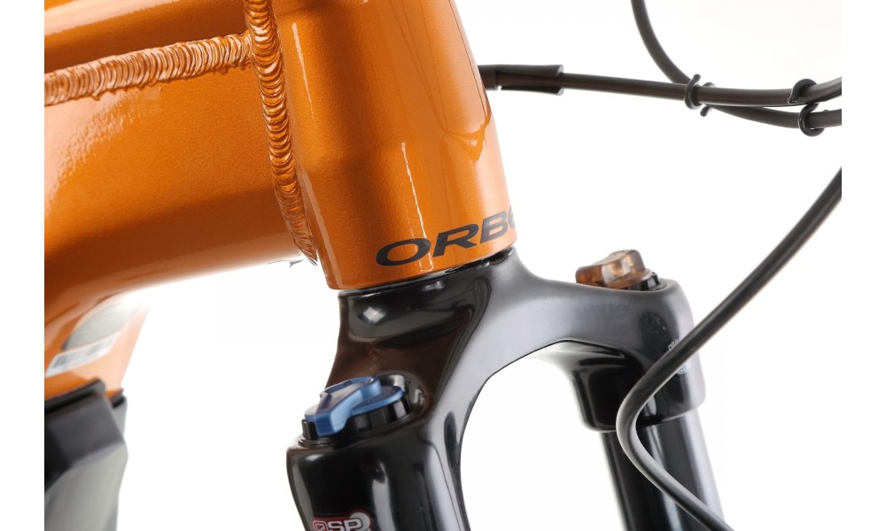 Rower górski elektryczny Orbea KERAM 30 29 - pomarańczowo-czarny