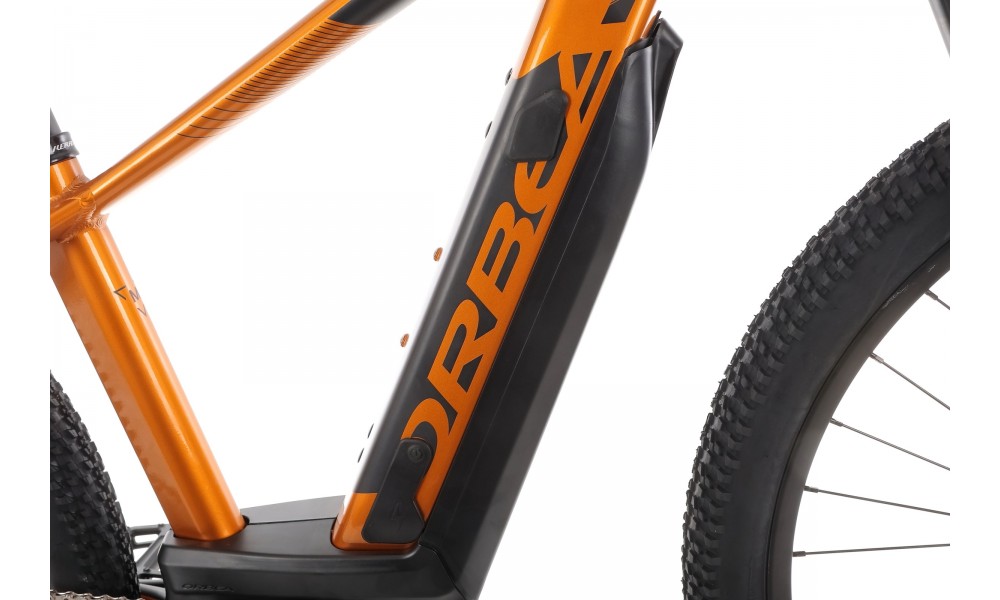 Rower górski elektryczny Orbea KERAM 30 29 - pomarańczowo-czarny