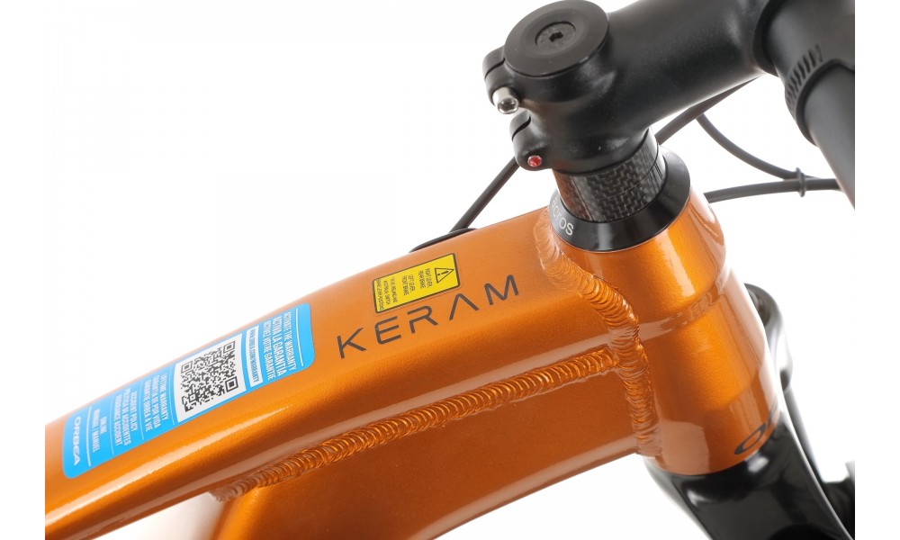 Rower górski elektryczny Orbea KERAM 30 29 - pomarańczowo-czarny