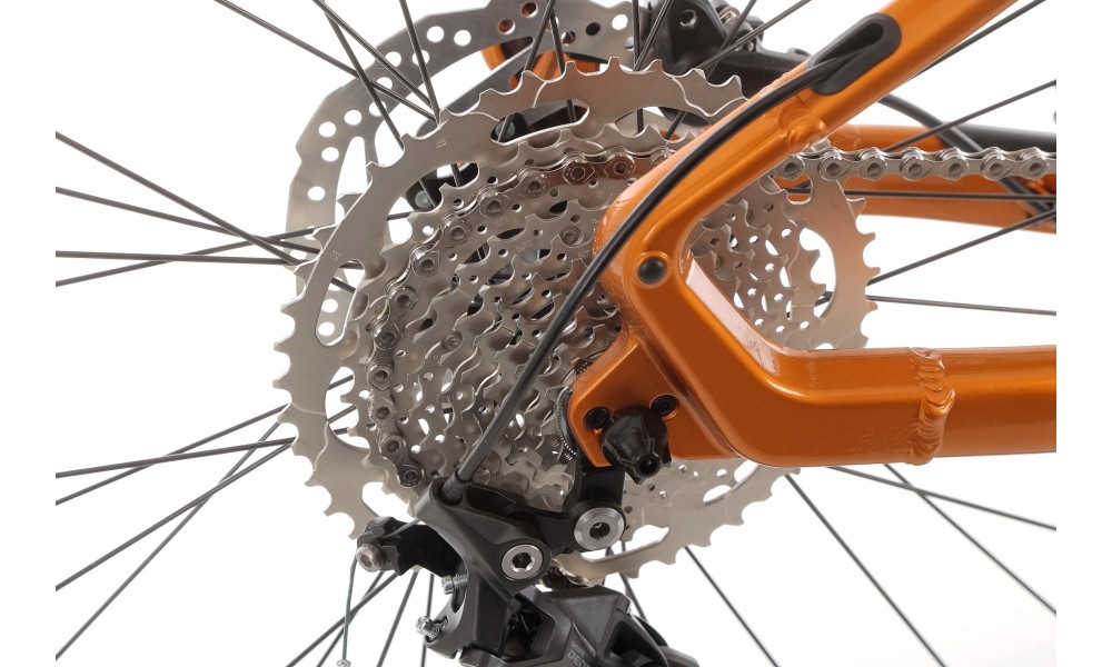 Rower górski elektryczny Orbea KERAM 30 29 - pomarańczowo-czarny