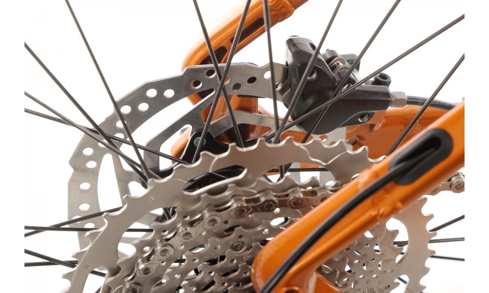 Rower górski elektryczny Orbea KERAM 30 29 - pomarańczowo-czarny