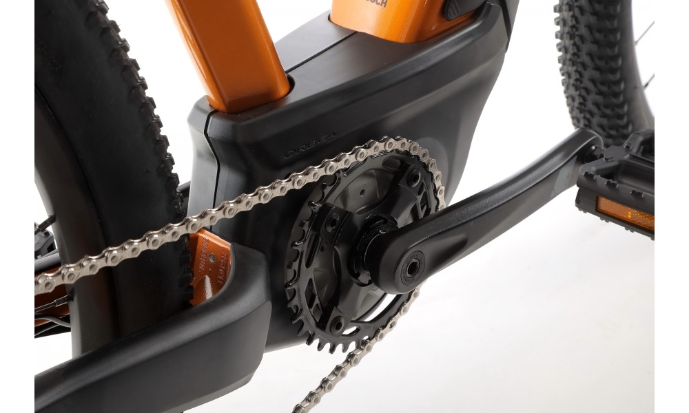 Rower górski elektryczny Orbea KERAM 30 29 - pomarańczowo-czarny