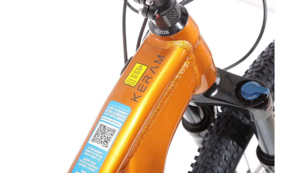 Rower górski elektryczny Orbea KERAM 30 29 - pomarańczowo-czarny