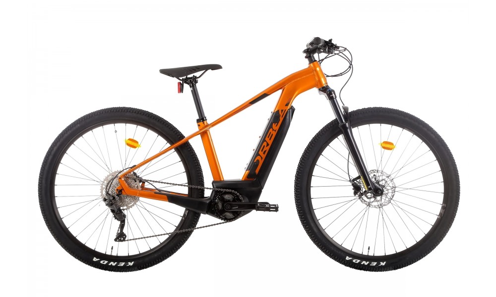 Rower górski elektryczny Orbea KERAM 30 29 - pomarańczowo-czarny