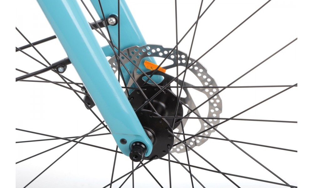 Rower miejski elektryczny Orbea OPTIMA E40 - niebieski