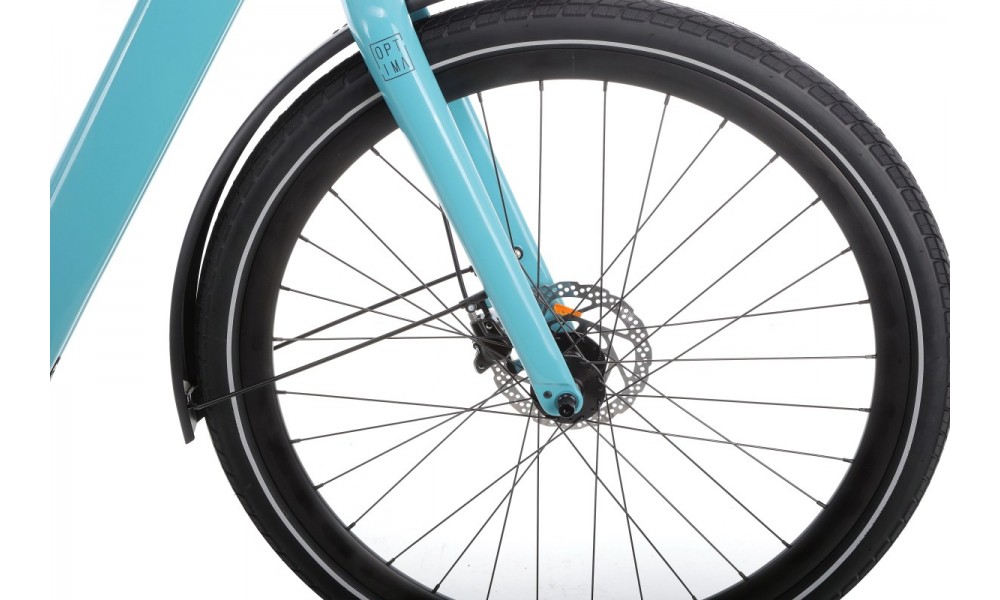 Rower miejski elektryczny Orbea OPTIMA E40 - niebieski