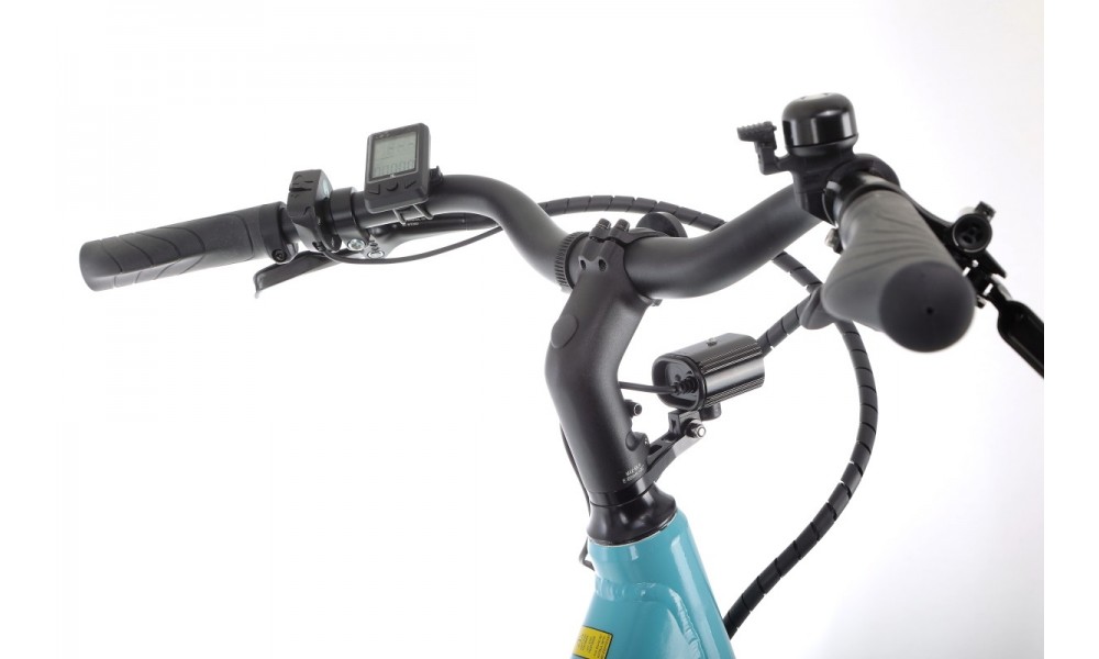 Rower miejski elektryczny Orbea OPTIMA E40 - niebieski