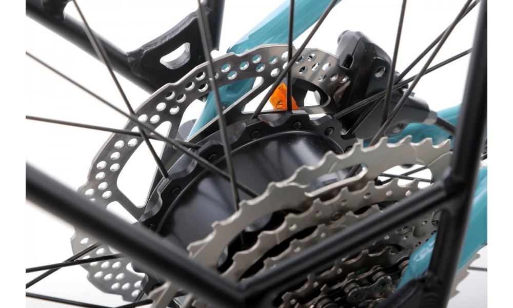 Rower miejski elektryczny Orbea OPTIMA E40 - niebieski