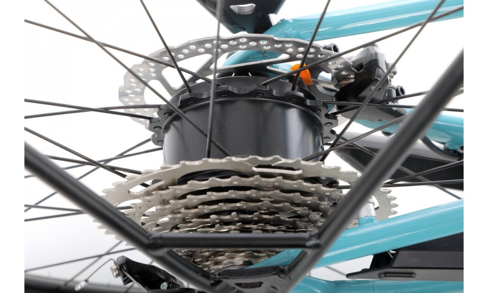 Rower miejski elektryczny Orbea OPTIMA E40 - niebieski