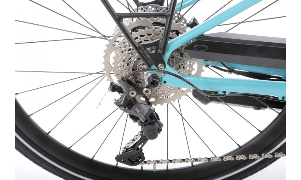 Rower miejski elektryczny Orbea OPTIMA E40 - niebieski