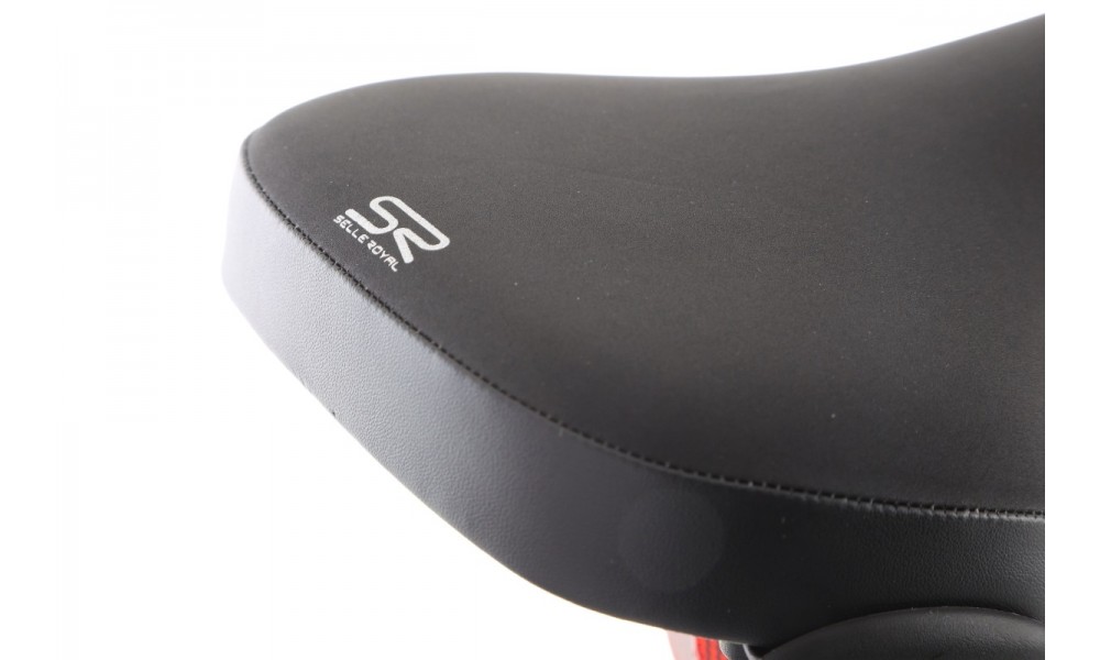 Rower miejski elektryczny Orbea OPTIMA E40 - bordowy