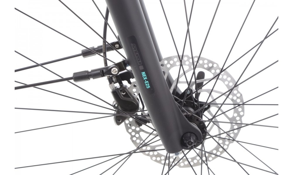 Rower miejski elektryczny Husqvarna Gran City 2 Nexus CB Wave - srebrny