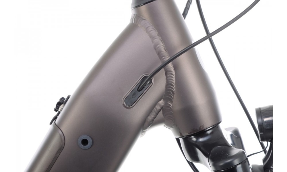 Rower miejski elektryczny Husqvarna Gran City 2 Nexus CB Wave - srebrny