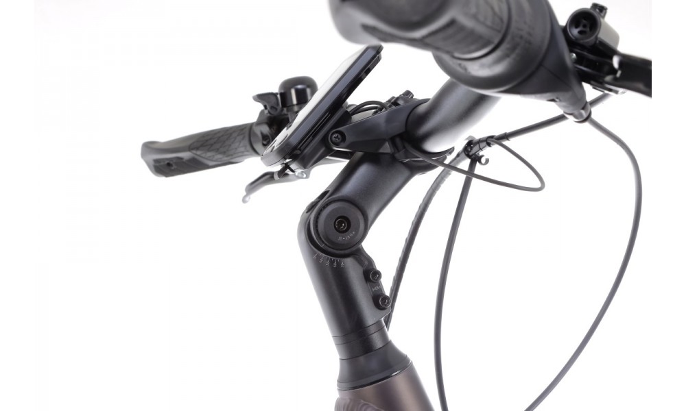 Rower miejski elektryczny Husqvarna Gran City 2 Nexus CB Wave - srebrny