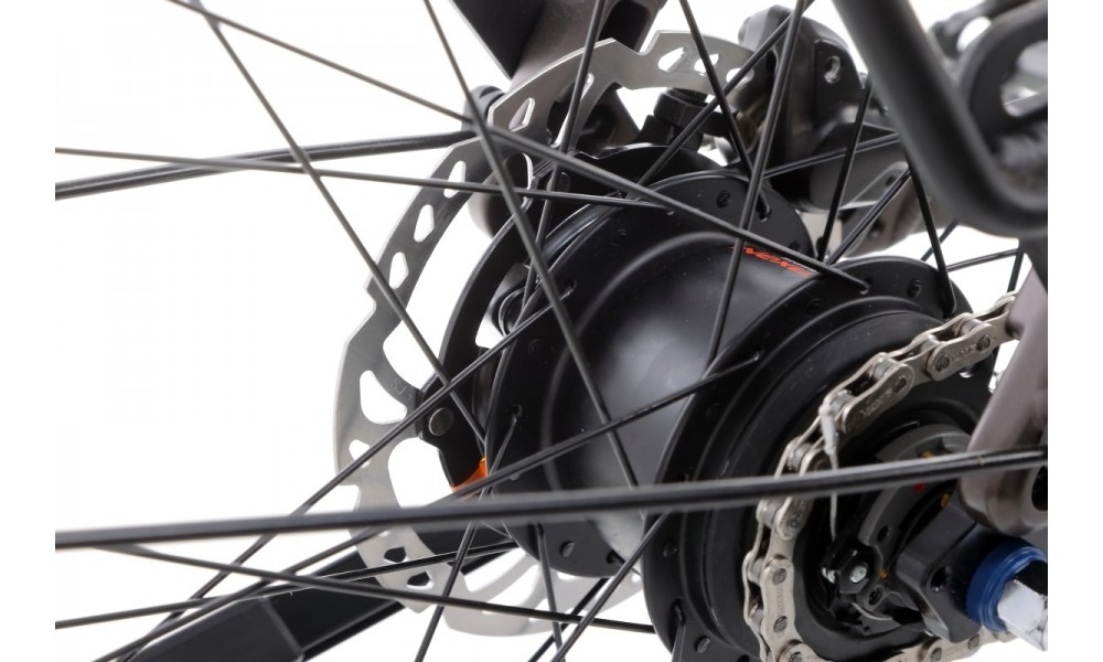 Rower miejski elektryczny Husqvarna Gran City 2 Nexus CB Wave - srebrny