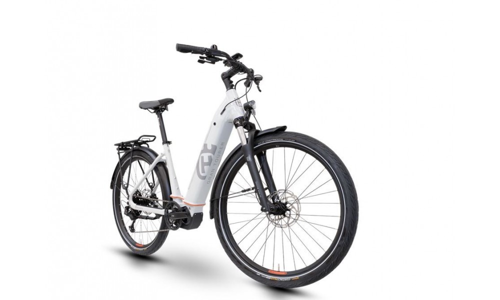 Rower trekkingowy elektryczny Husqvarna Gran Tourer GT1 Wave 2022 - szary