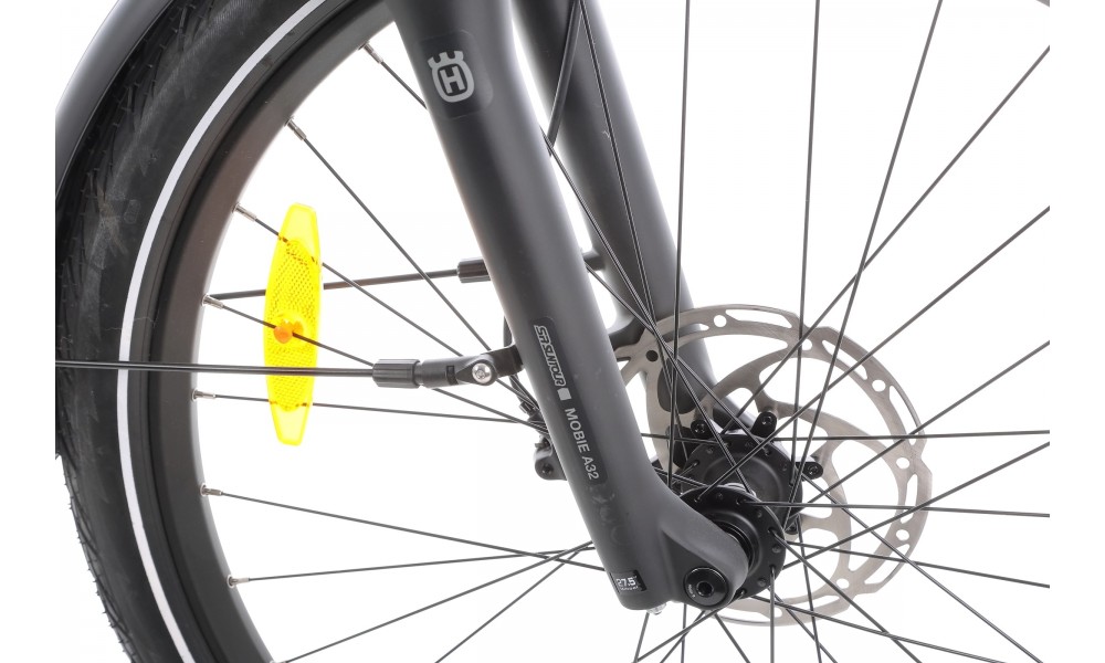 Rower trekkingowy elektryczny Husqvarna Gran Tourer GT1 Wave 2022 - szary