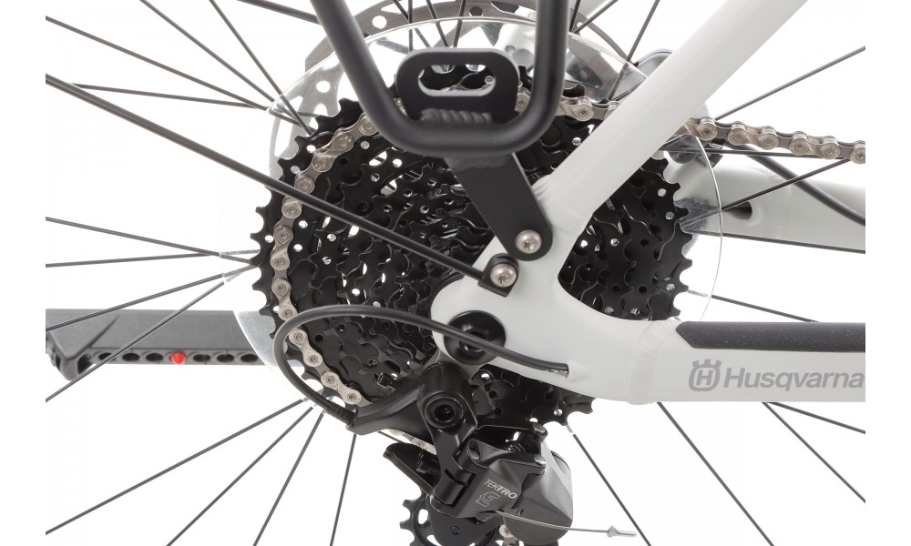 Rower trekkingowy elektryczny Husqvarna Gran Tourer GT1 Wave 2022 - szary