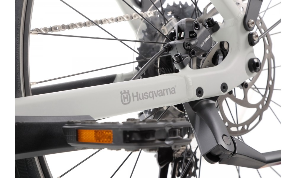 Rower trekkingowy elektryczny Husqvarna Gran Tourer GT1 Wave 2022 - szary