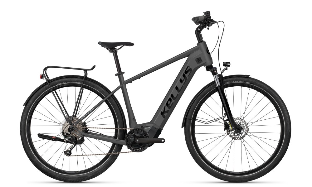 Rower trekkingowy elektryczny Kellys E-Carson 30  - antracytowy