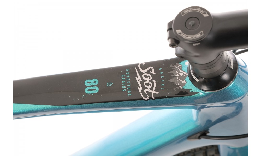 Rower gravel Kellys Soot 80 - zielono-czarny