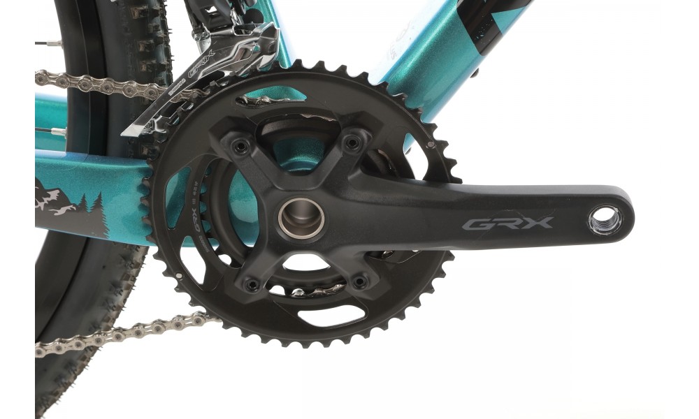 Rower gravel Kellys Soot 80 - zielono-czarny