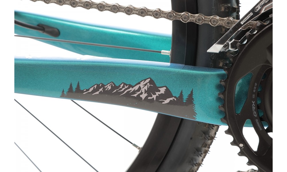 Rower gravel Kellys Soot 80 - zielono-czarny