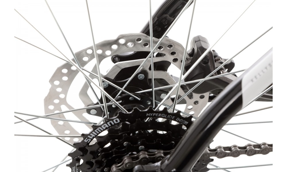 Rower górski Kellys Spider 50 27,5 - czarno-biały