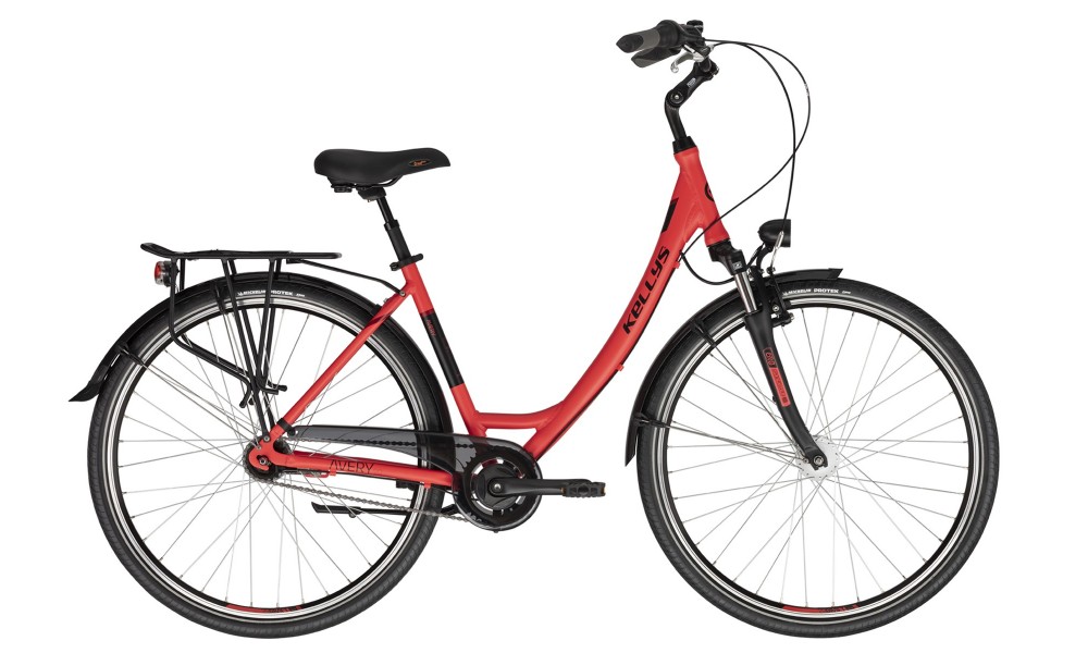 Rower miejski Kellys Avery 90 - czerwono-czarny