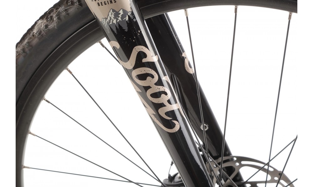 Rower gravel Kellys Soot 20  - szaro-czarny