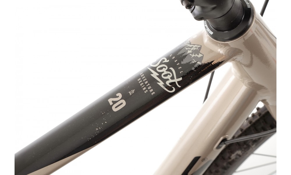 Rower gravel Kellys Soot 20  - szaro-czarny