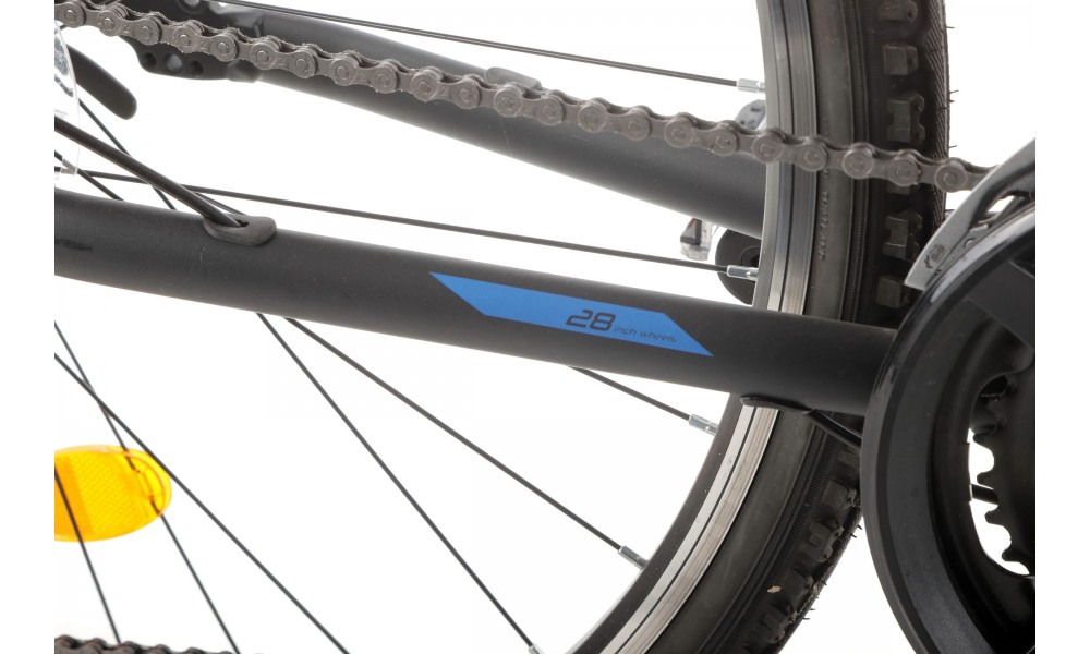 Rower crossowy Romet Orkan 3 M Lite - czarno-niebieski