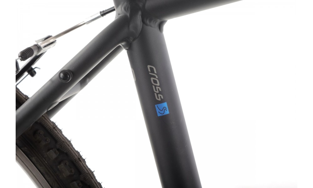 Rower crossowy Romet Orkan 3 M Lite - czarno-niebieski