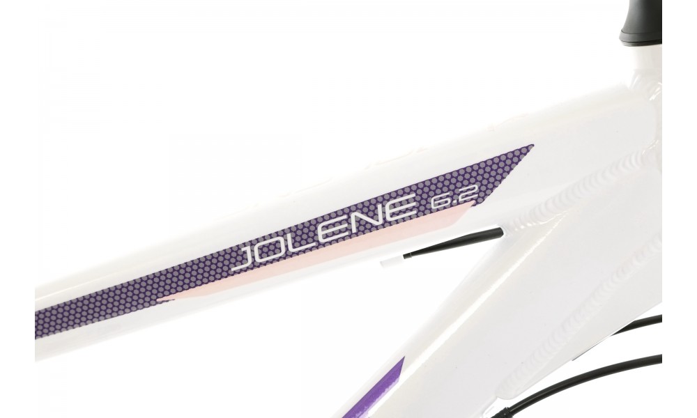 Rower górski Romet Jolene 6.2 - biały-fioletowy
