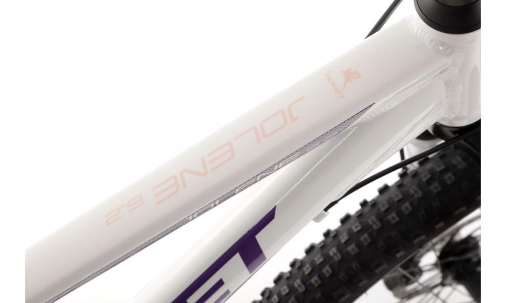 Rower górski Romet Jolene 6.2 - biały-fioletowy