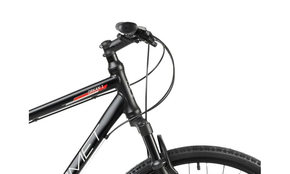Rower crossowy Romet Orkan 1M - czarno-czerwony