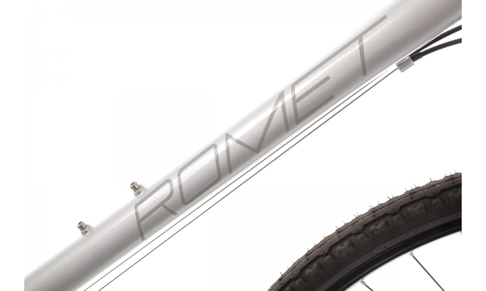 Rower crossowy Romet Orkan 1M - srebrny-niebieski