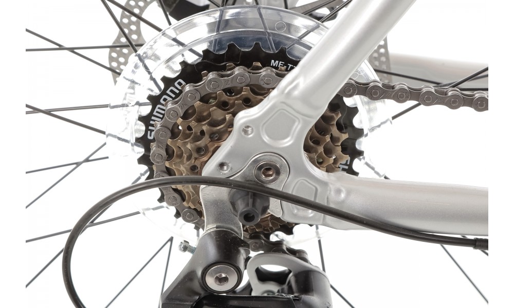 Rower crossowy Romet Orkan 1M - srebrny-niebieski