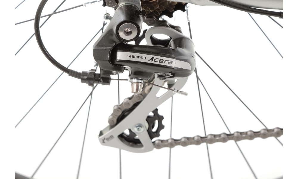 Rower crossowy Romet Orkan 1M - srebrny-niebieski