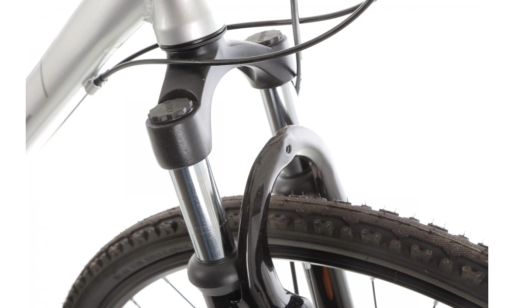 Rower crossowy Romet Orkan 1M - srebrny-niebieski