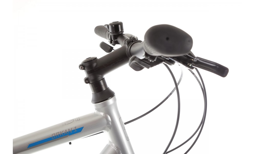 Rower crossowy Romet Orkan 1M - srebrny-niebieski