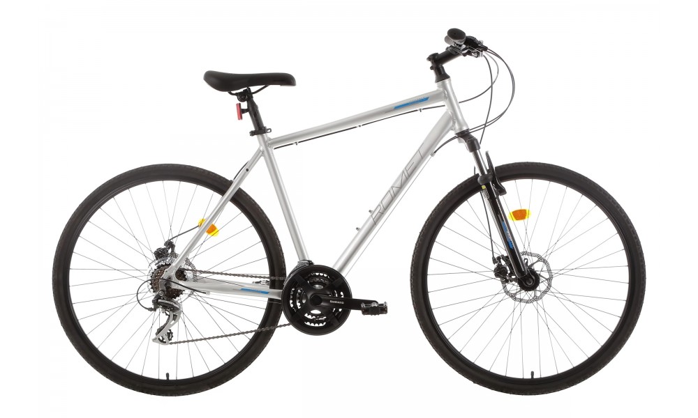 Rower crossowy Romet Orkan 1M - srebrny-niebieski