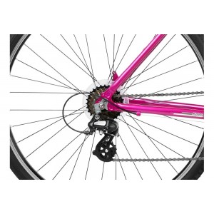 Rower crossowy Romet Orkan D - różowo-biały 2