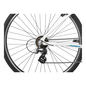 Rower crossowy Romet Orkan D - biało-szary 2