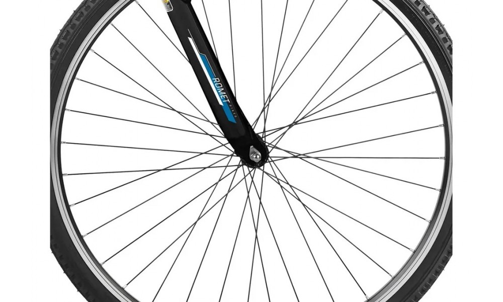 Rower crossowy Romet Orkan D - biało-szary