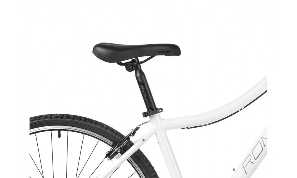 Rower crossowy Romet Orkan D - biało-szary
