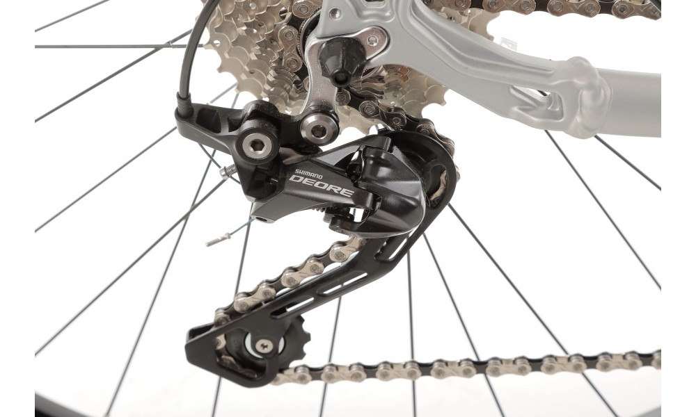 Rower crossowy Romet Orkan 7 M - srebrny-szary