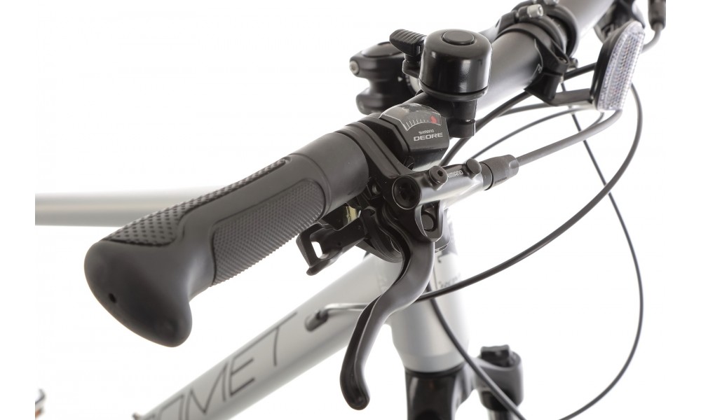 Rower crossowy Romet Orkan 7 M - srebrny-szary